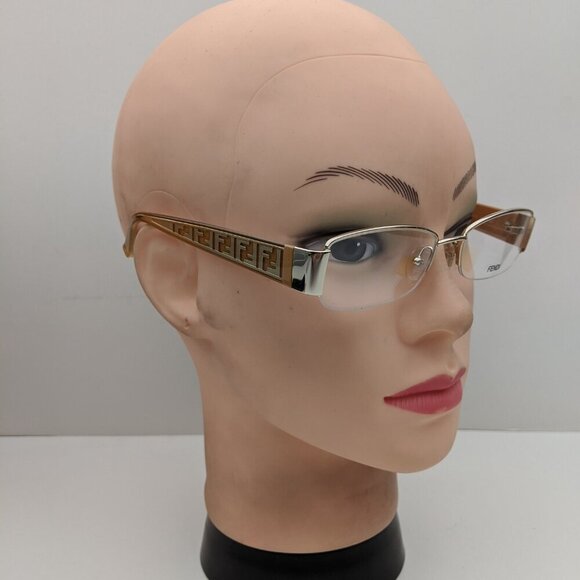 ?️Made in Italy! Fendi F984 Pale Gold Eyeglasses 53/17 130 | EUT439?️ main image 6